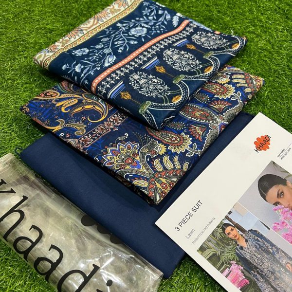 Experience the Essence of Khaadi: 3-Piece Lawn Suit