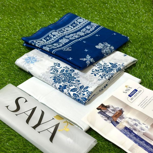 🌿 *SAYA – Lawn 3PC Collection ‘25* 🌿