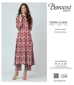 Bareeze Summer 2025 2PC Lawn Printed Suit with Shirt and Trouser – Ready Stock