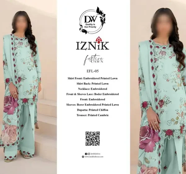IZNIK – Designer Suit EFL-05 (Summer 2025)