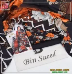 Bin Saeed 3PC Bana Dora Lawn Suit with Voil Dupatta – Summer Collection 2025