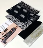 Fizzanoor Summer 2025 Lawn – Black and White Digital Printed 3PC Suit