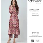 Ready Stock – Bareeze Summer 2025 Printed Lawn 2PC Suit (Shirt + Trouser)