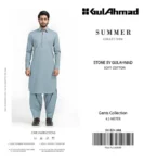 Gul Ahmed men’s soft cotton gents suit in Summer 2025 collection