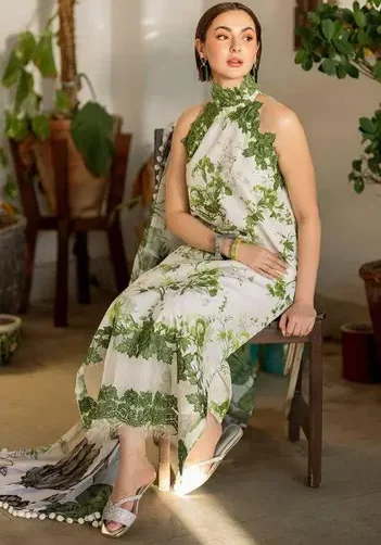 Asifa Nabeel 3PC Digital Printed Lawn Suit with Chiffon Dupatta