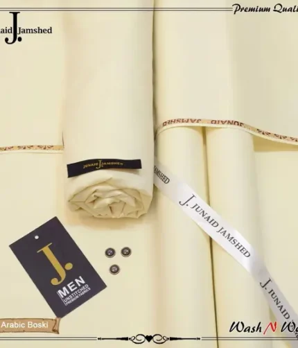 Junaid Jamshed Style 4 Meter Wash & Wear Suit for Men in 15 Colors