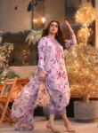 Aneela’s Premium Lawn & Chiffon 3PC with Sitara Embroidery