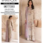 Baroque Summer 2025 3PC Lawn Suit Digital Printed Original