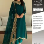 By Alnisa Chiffon Embroidered Suit BQU-PR-829