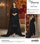 Munarq by Nisha Designer Winter Collection 2025 – Embroidered vintex peach shirt, shawl, dyed trouser – 08 suits in assorted colors – Pakistani designer winter dresses