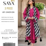 Saya Premium Fancy Linen Collection Winter 2025 – Printed shirt, printed dupatta, printed trouser – 9 designs – Pakistani winter unstitched suits for women ⚡ Done bhai — full SEO ready format. 👉 Chahte ho main tumhare products ke liye ek “Ready-to-Paste Social Media Caption” bhi saath me add karna shuru kar dun (2–3 catchy lines + emojis + hashtags)?