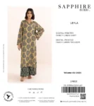 Sapphire Winter Collection 2025 – digital printed fancy linen shirt and trouser – 2 piece suit – 11 designs – Pakistani unstitched suits for women