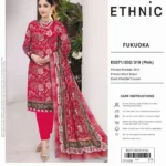ETHNIC Winter Collection 2025 – Printed khaddar shirt, printed wool shawl, dyed trouser – 11 designs – Pakistani unstitched suits for women