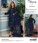 MUNRAQ by Nisha Designer Winter Collection 2025 – Fancy viscose embroidered shirt, jacquard shawl, dyed trouser – 8 unique unstitched designs – Pakistani premium winter suits