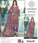 Zarmeen & Emaan Winter Collection 2025 – embroidered linen shirt, wool shawl dupatta, embroidered trouser – 12 designs per set – Pakistani unstitched suits for women