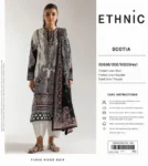 ETHNIC Winter Collection 2025 – printed linen shirt, dupatta, and trouser – 9 designs – Pakistani unstitched winter suits for women