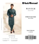 GulAhmed Men’s Stone Wash & Wear Collection 2025 – premium wrinkle-resistant 4.5m fabric – 10 designs – Pakistani men’s unstitched winter suits