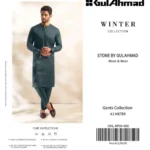 GulAhmed Men’s Stone Wash & Wear Collection 2025 – premium wrinkle-resistant 4.5m fabric – 10 designs – Pakistani men’s unstitched winter suits