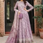 Maria B Premium Edition 3Pc Digital Printed Linen Unstitched Suit with embroidery patches and digital printed dupatta – Pakistani designer winter wear 2025