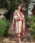 Aneela Dhank Most Demanding Edition 3Pc Unstitched Suit with heavy embroidery and embroidered shawl – Pakistani luxury wedding wear 2025