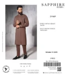 SAPPHIRE Winter Collection men’s fabric – 4.5 meters dyed Vintax Grace shirt and trouser fabric – wrinkle-resistant premium wear Pakistan