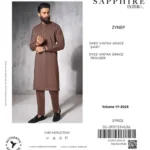 SAPPHIRE Winter Collection men’s fabric – 4.5 meters dyed Vintax Grace shirt and trouser fabric – wrinkle-resistant premium wear Pakistan
