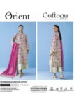 Orient 3Pc winter collection unstitched viscose suit featuring printed shirt, printed dupatta, and dyed trouser – Pakistani designer winter wear 2025