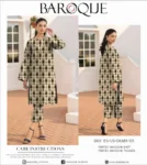 Broque Khaddar 2PC Unstitched Fancy Winter Suit