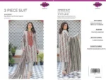 Khaadi 3-piece unstitched khaddar suit with printed shirt, plain trouser, and printed dupatta, premium winter collection 2025.