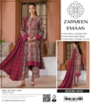 Zarmeen Emaan Winter Collection Printed Fancy Khaddar & Wool Suits