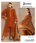 Jazmine – Most Demanding Edition | 3-Piece Unstitched Suit (Dhank Fabric)