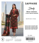 Sapphire Branded Khaddar Winter Collection