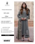 Izel Summer Premium Airjet Lawn 90/70 Heavy Boring Embroidered 3pc