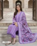 Aneela's Eid Edits 2026: Luxury Cotton Chicken Kari & Digital Silk Dupatta 3-Piece
