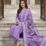 Aneela's Eid Edits 2026: Luxury Cotton Chicken Kari & Digital Silk Dupatta 3-Piece