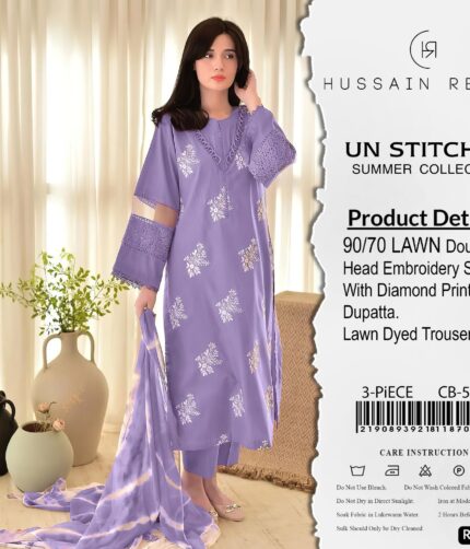 Premium Airjet Lawn 90/70 - Full Heavy Embroidered 3-Piece Suit