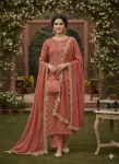Fancy 4 Piece Chiffon Dress with 9MM Sheesha Pani Work | SheraziShoppingCenter
