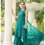 Maria B 2026 Chiffon 3 Piece Heavy Embroidered Suit | SheraziShoppingCenter