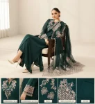 Baroque Luxury Chiffon Festive 3 Piece Embroidered Suit 2026
