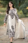 Premium 3 Piece Lawn Summer Suit with Embroidered Shirt and Dupatta