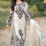 Premium 3 Piece Lawn Summer Suit with Embroidered Shirt and Dupatta