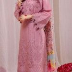 Premium Lawn 90/70 3 Piece Embroidered Summer Suit Pakistan