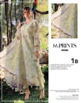 Maria B Butterfly Embroidered Lawn 3 Piece Suit with Chiffon Dupatta